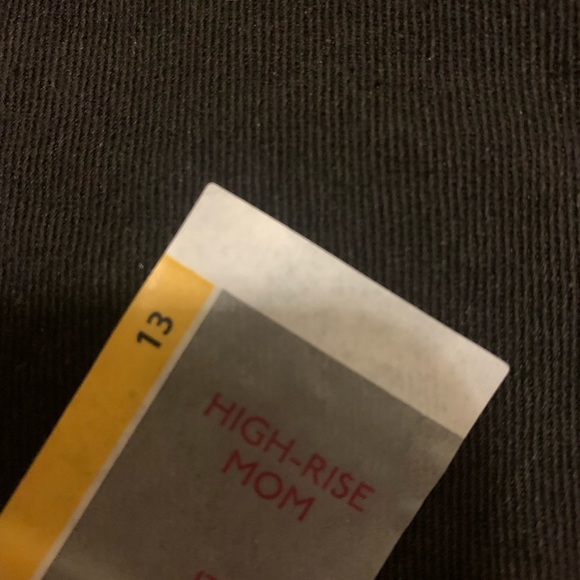 NWT size 13, black jeans, high rise mom style 🖤 - Picture 2 of 3